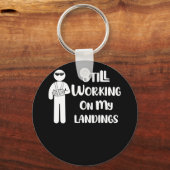 Gebroken arm Kinderen werken goed aan de landing Sleutelhanger (Voorkant)