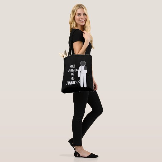 Gebroken arm krijgt een goed Stuntman Kind Tote Bag (Op model)