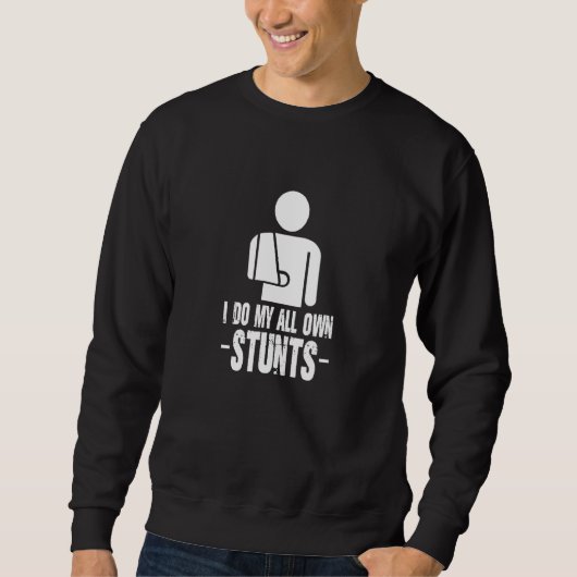 Gebroken arm Stunts Bone Letsels Cast Arm Sling Ge Trui (Voorkant)