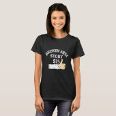 Gebroken Arm Verhaal Arm Fractuur T-shirt (Voorkant volledig)
