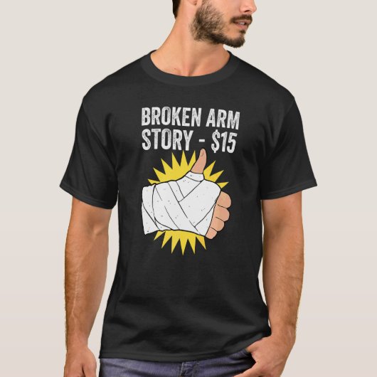 Gebroken Arm Verhaal T-shirt (Voorkant)