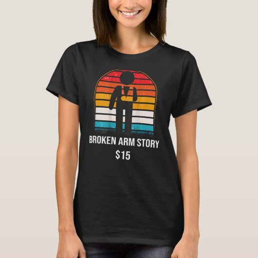 Gebroken artikel 15 BACKPRINT gebroken bot 1 T-shirt (Voorkant)