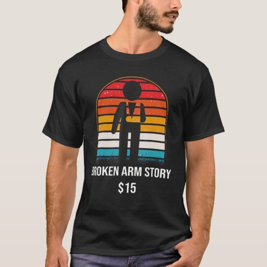 Gebroken artikel 15 Gebroken botje T-shirt (Voorkant)