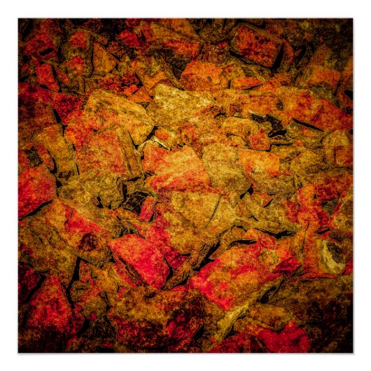 Gebroken baksteen perfect poster (Voorkant)