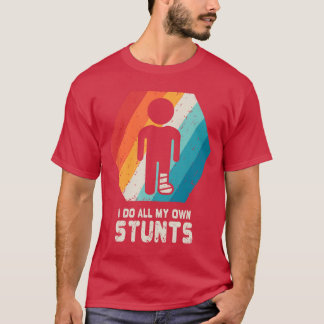 Gebroken been enkel knie voet blessure beterschap  t-shirt
