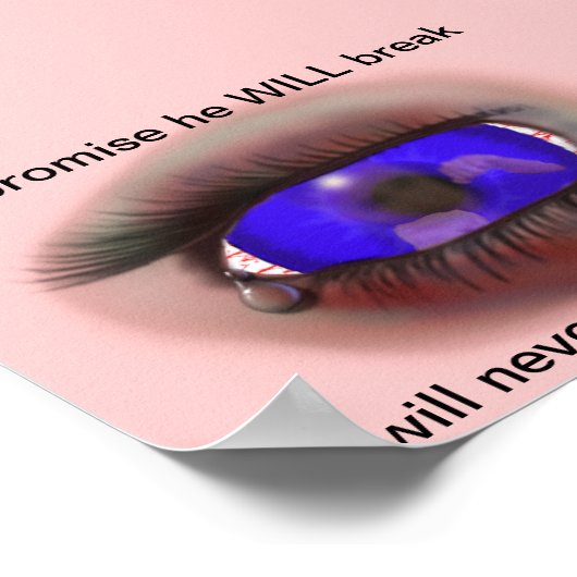 Gebroken beloften poster (Hoek)