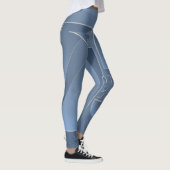 gebroken blauwkever leggings (Rechts)