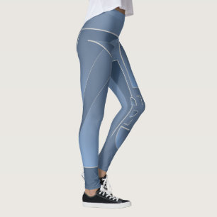 gebroken blauwkever leggings