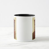 Gebroken boekenkast voor het bureau mok (Midden)