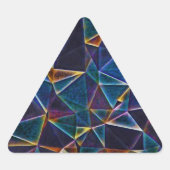 Gebroken bollen Klassieke ronde Sticker (Voorkant)