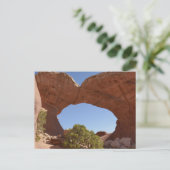 Gebroken Boog in Arches National Park Briefkaart (Staand voorkant)