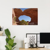 Gebroken Boog in Arches National Park Poster (Thuiskantoor)