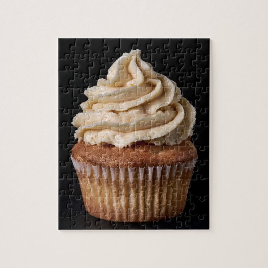 Gebroken Botercreme Cupcake Legpuzzel (Verticaal)