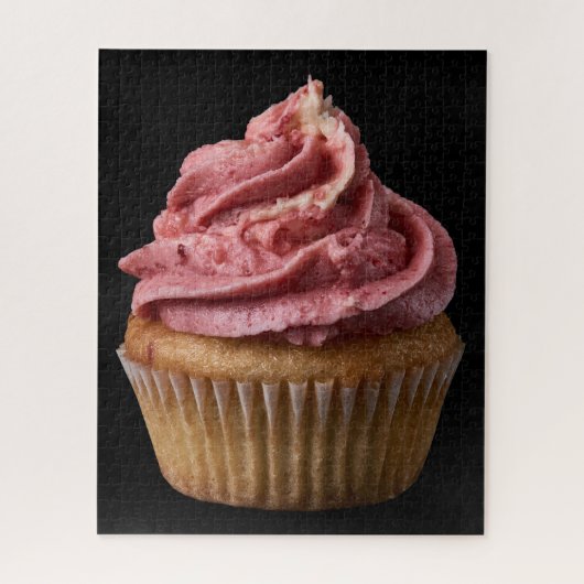 Gebroken Botercreme Cupcake Legpuzzel (Verticaal)
