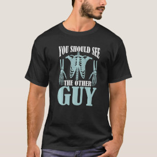 Gebroken Botten je zou de andere man moeten zien T-shirt