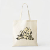 Gebroken Botten Skelet Tote Bag (Voorkant)