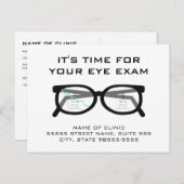 Gebroken bril Eye Exam Appointinder Briefkaart (Voorkant / Achterkant)
