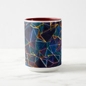 Gebroken bubbels koffie Mok (Midden)