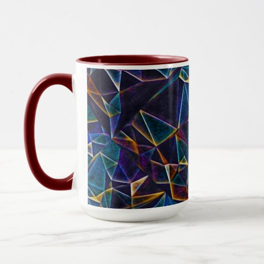 Gebroken bubbels koffie Mok (Links)