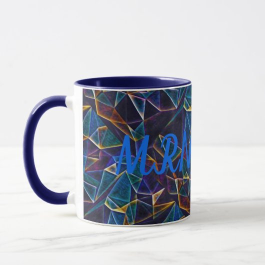 Gebroken bubbels koffie Mok (Links)