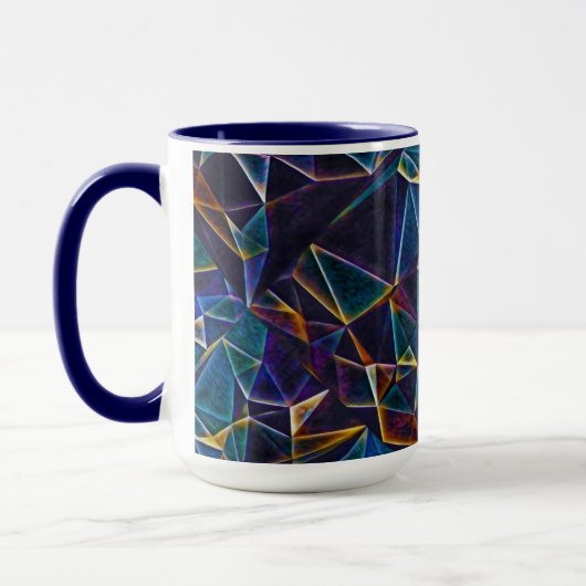 Gebroken bubbels koffie Mok (Links)