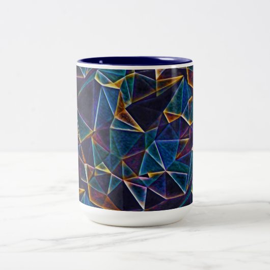 Gebroken bubbels koffie Mok (Center)