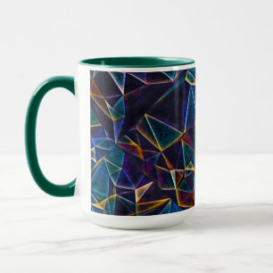 Gebroken bubbels koffie Mok