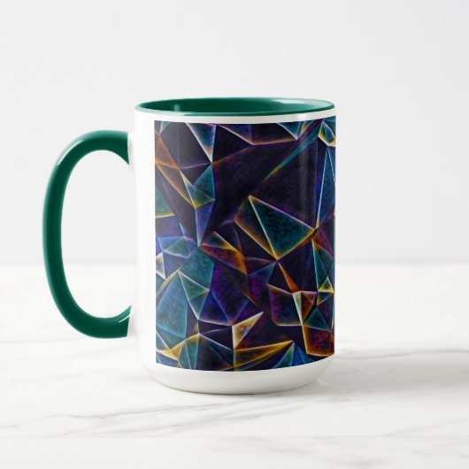 Gebroken bubbels koffie Mok (Links)
