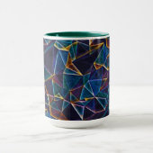 Gebroken bubbels koffie Mok (Midden)