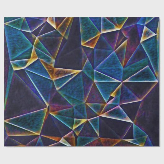 Gebroken bubbels, pakpapier (Vlak)