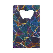 Gebroken bubbels Sleutelhanger Creditkaart Flessenopener (Achterkant)