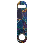 Gebroken bubbels Sleutelhanger Speed Flessenopener (Achterkant)