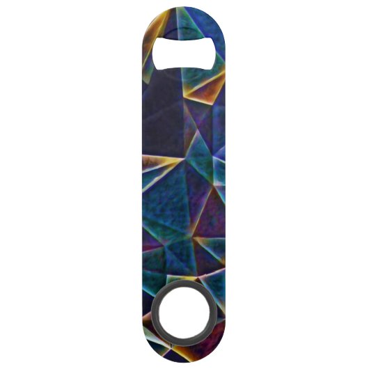 Gebroken bubbels Sleutelhanger Speed Flessenopener (Voorkant)