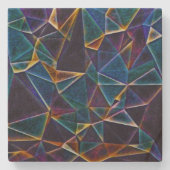 Gebroken bubbels Stone Onderzetter (Voorkant)