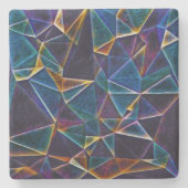 Gebroken bubbels Stone Onderzetter (Voorkant)