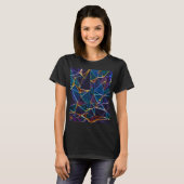 Gebroken bubbels T-shirt (Voorkant volledig)