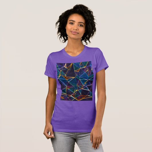 Gebroken bubbels T-shirt (Voorkant volledig)