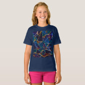 Gebroken bubbels T-shirt (Voorkant volledig)