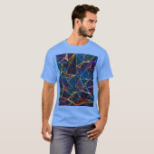 Gebroken bubbels T-shirt (Voorkant volledig)