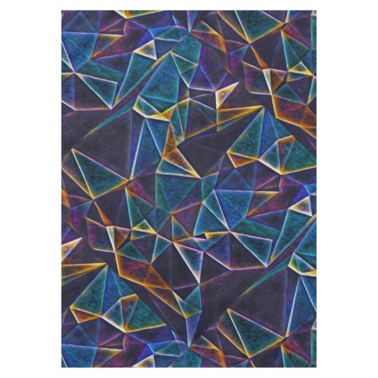 Gebroken bubbels tablet tafelkleed (Voorkant)