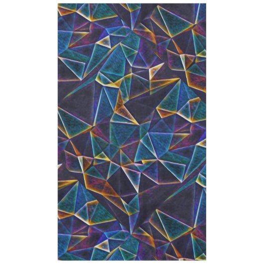 Gebroken bubbels tablet tafelkleed (Voorkant)