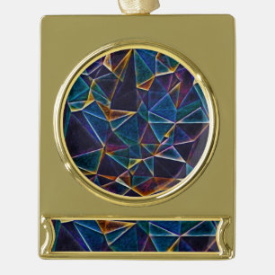 Gebroken bubbels zilver geplateerd Ornament banner Verguld Banner Ornament