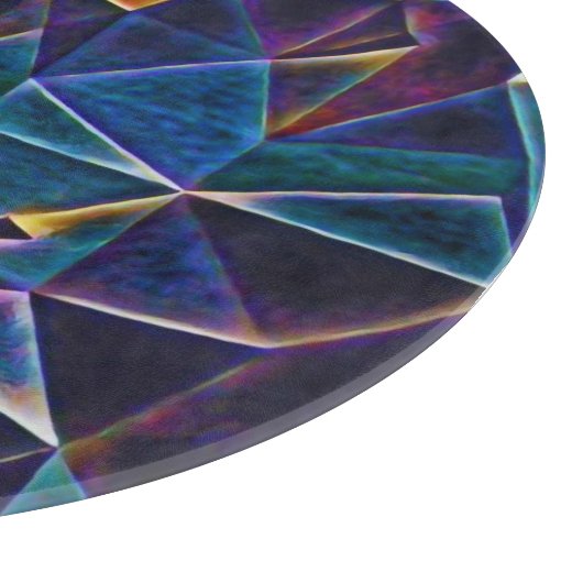 Gebroken bubbelsteentjes snijplank (Hoek)