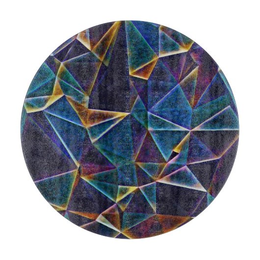 Gebroken bubbelsteentjes snijplank (Voorkant)