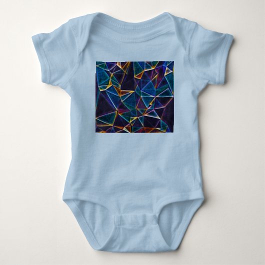 Gebroken Bubbles Baby Bodypakje Romper (Voorkant)