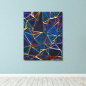 Gebroken bundelscanvas afdrukken (Insitu (Houten vloer))