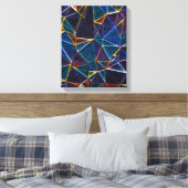 Gebroken bundelscanvas afdrukken (Insitu (Slaapkamer))