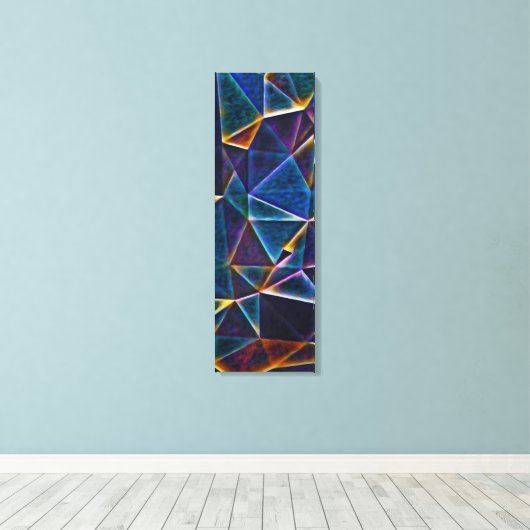 Gebroken bundelscanvas afdrukken (Insitu (Houten vloer))