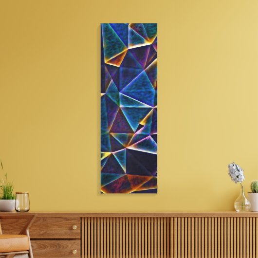 Gebroken bundelscanvas afdrukken (Insitu (Woonkamer))