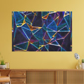 Gebroken bundelscanvas afdrukken (Insitu (Woonkamer))